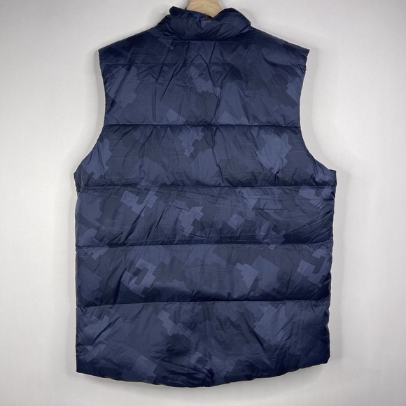 NWT prAna Red Slate Vest in Nautical Camo Large Navy Quilted Pockets - Picture 10 of 16